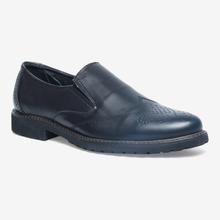 Caliber Black Color Slip On Formal Shoes For Men (0372C)