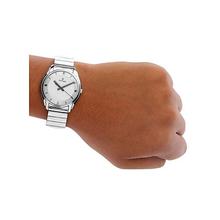 Titan Silver Strap White Dial Watch For Men-1578SM01