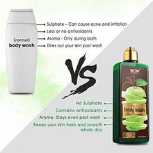 WOW Green Apple Foaming Body Wash - No Parabens, Sulphate,