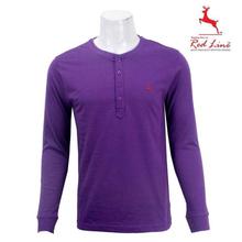 Redline Long Sleeves Henley Tshirt - Purple