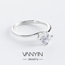 Sterling silver ring_Wan Ying jewellery diamond ring s925