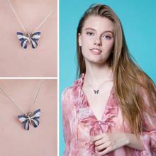 Sterling Silver Butterfly Pendant (Without Chain)- PN125