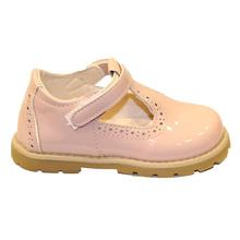 Black Cat Baby Pink Velcro Closed Shoes For Girls - BCKS-V212