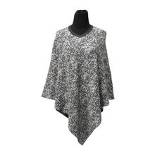 Woolen Spray Design Poncho