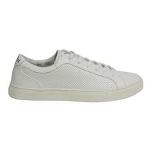 Police Leather Sneakers For Men- White