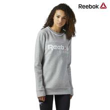Reebok Grey Iconic Crew Neck Sweatshirt For Women - BP8290
