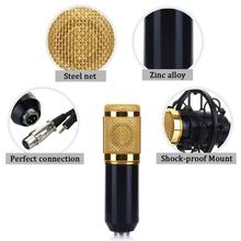 BM-800 Condenser Microphone Sound Recording Dynamic + Mic Shock Mount