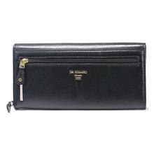 Da Milano Women Leather Wallet – Black front