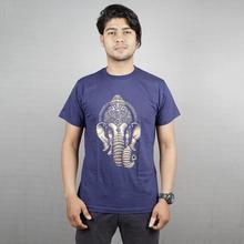 Men's Golden Ganesh Printed T-shirt