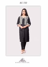 Check waist coat design kurti