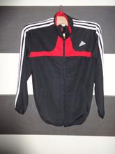 Adidas Sports Jacket Black And Red