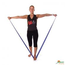 66fit TPE Exercise Band X 1.5M & DVD  - RED - LEVEL 2