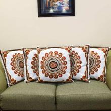Set of 5 Embroidery Tibetan Style Cushion Cover