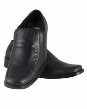 Shikhar Men's Black Slip On Formal Shoes