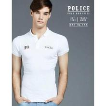 Police FP4 Body Size Polo T-Shirt- White