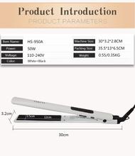 Sokany HS950A Professional LED Hair Straightener Electric Wet Dry Straightening Ceramic Flat Iron Hair Styling Tool Tourmaline Adjustable Temperature