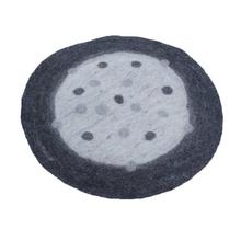 Printed Round Felt Rug