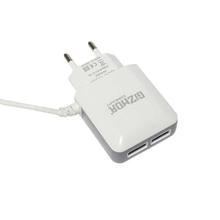 Gizmor Dual USB 2.1A Travel Charger - White