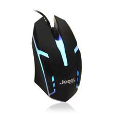 JEDEL Gamer Colour LED USB Wired Pro Gaming Mouse Adjustable Weight