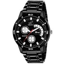 PIRASO Analogue Black Dial Men's Watch