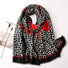 Korean Style Sun Protection Premium Printed Scarves For