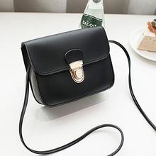 Metal Buckle Messenger Bag For Women