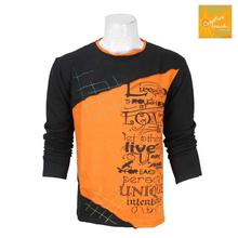 Orange/Black Two-Toned Sweatshirt For Men (WSH1007)