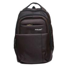 Brown Solid Multiple Pocket Laptop Backpack - Unisex