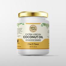 Organic Cold Pressed Extra Virgin Coconut Oil with Turmeric 500ml