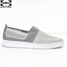 Caliber Shoes Grey Casual Slip on Shoes For Men - (705)