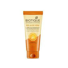 Biotique Bio Aloe Vera Face And Body Sun Lotion SPF30+ Sunscreen 50ml