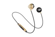 PTron InTunes Magnetic Bluetooth Headset With Mic For All Smartphones (Gold/Black)