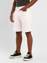 Levi's White Solid Chino Shorts For Men A3233-0000