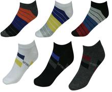 Pack of 6 Pairs of Sports Ankle Socks (1004)