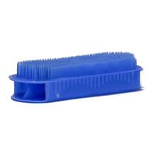 Baagmati Blue Plastic Laundry Brush | Solid Plastic Material Blue Laundry Brush With Easy Grip | Plastic Laundry Brush