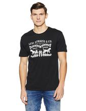 Levi’s Blue Printed Regular Fit Round Neck T-shirt