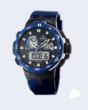 Black Dial Digital Unisex Watch - (Blue)