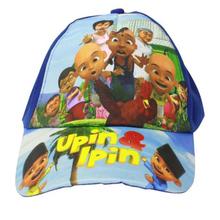 Red Upin & Ipin Printed Cap For Babies - Unisex