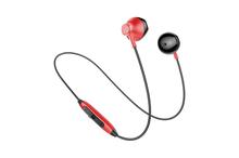 PTron InTunes Magnetic Bluetooth Headset With Mic For All Smartphones (Red/Black)