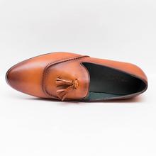 Kapadaa: Gallant Gears Brown Slip on Formal Leather Shoes For Men – (139-A51)