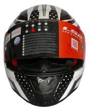 LS2  White/Black Rapid Full Face Motorcycle Helmet