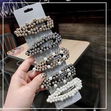 Korean Simulated Pearl Hair Barrette For Women Fashion