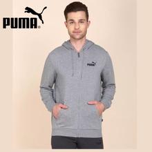 PUMA Essentials Small Logo Full-Zip Hoodie for Men - 586704