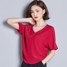 2020 summer new Korean version of solid color V-neck