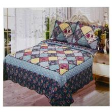 Multi Printed 100% Cotton Bedsheet With Pillow Cover