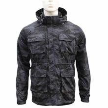 Grey/Black Combat Jacket For Men