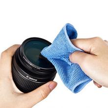 Microfiber Cleaning Cloth for Canon Nikon DSLR Camera-Blue