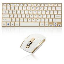 All Metal Body Mini Wireless Keyboard and Optical Mouse Combo HK3910