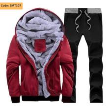 Men’s Winter Fur Tracksuit Set