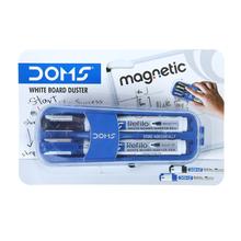 DOMS Magnetic Whiteboard Duster with 2 Refilo Marker